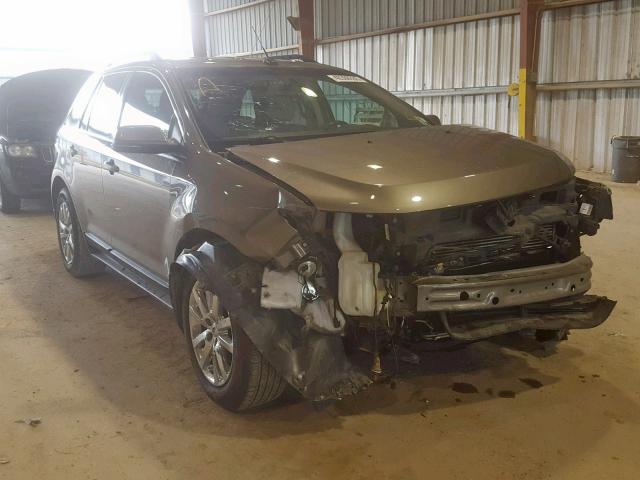 2FMDK3J9XDBB04683 - 2013 FORD EDGE SEL GRAY photo 1