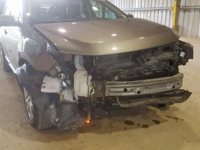 2FMDK3J9XDBB04683 - 2013 FORD EDGE SEL GRAY photo 9