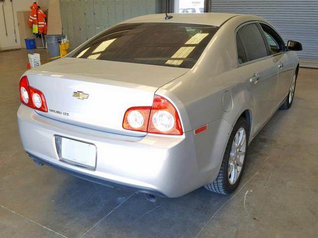 1G1ZE5E74BF389617 - 2011 CHEVROLET MALIBU LTZ 银色 照片 4