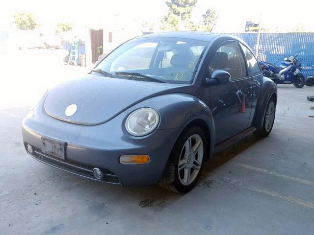 3VWCD21C24M401054 - 2004 VOLKSWAGEN NEW BEETLE ვერცხლისფერი ფოტო 2