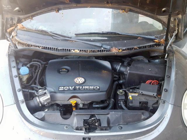 3VWCD21C24M401054 - 2004 VOLKSWAGEN NEW BEETLE ვერცხლისფერი ფოტო 7