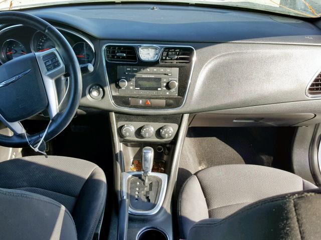 1C3CCBBB6DN674052 - 2013 CHRYSLER 200 TOURIN WHITE photo 9