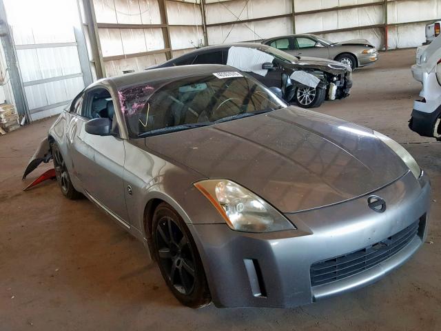 JN1AZ34D34T166318 - 2004 NISSAN 350Z COUPE GRAY photo 1