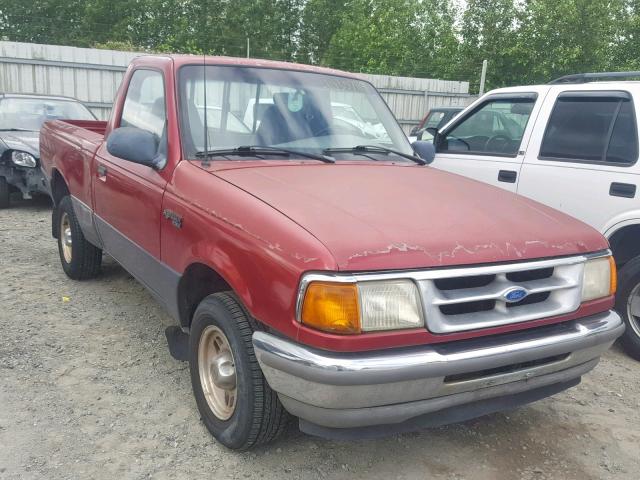 1FTCR10U0TTA20196 - 1996 FORD RANGER RED photo 1