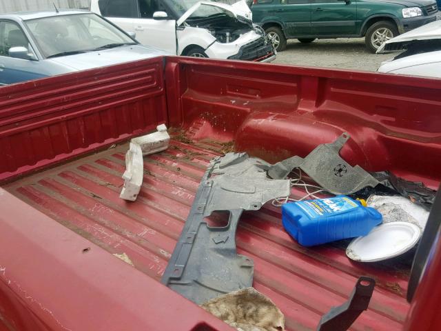 1FTCR10U0TTA20196 - 1996 FORD RANGER RED photo 6