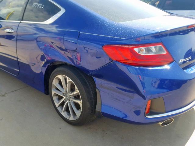 1HGCT2B8XDA012726 - 2013 HONDA ACCORD EXL BLUE photo 9