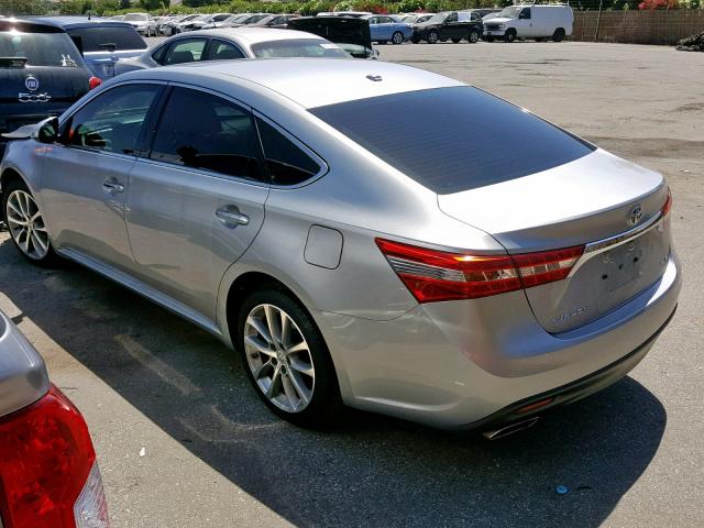 4T1BK1EB1FU188852 - 2015 TOYOTA AVALON XLE SILVER photo 3