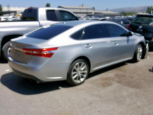 4T1BK1EB1FU188852 - 2015 TOYOTA AVALON XLE SILVER photo 4