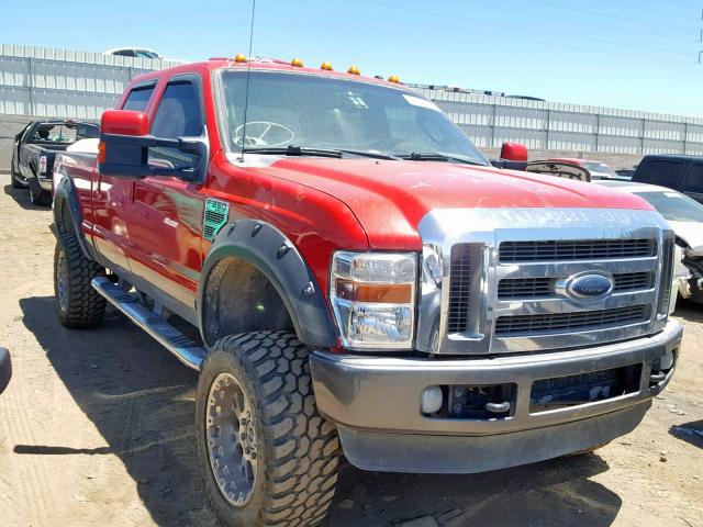 1FTSW31RX8EA04254 - 2008 FORD F350 SRW S RED photo 1