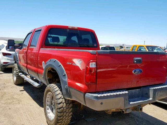 1FTSW31RX8EA04254 - 2008 FORD F350 SRW S RED photo 3