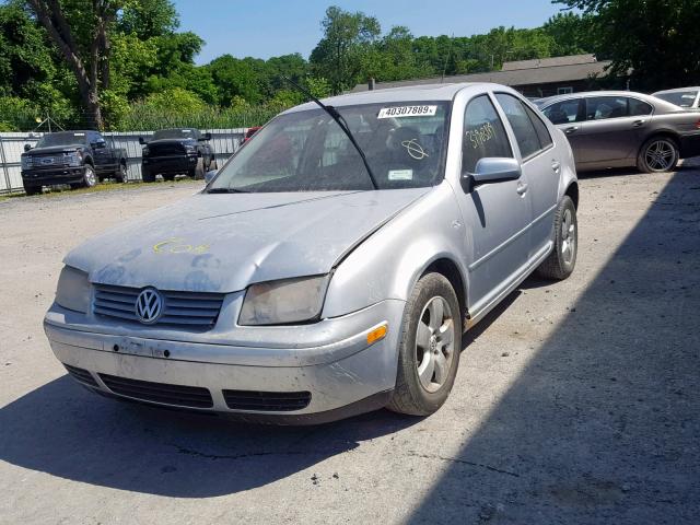 3VWSE69M93M079749 - 2003 VOLKSWAGEN JETTA GLS SILVER photo 2