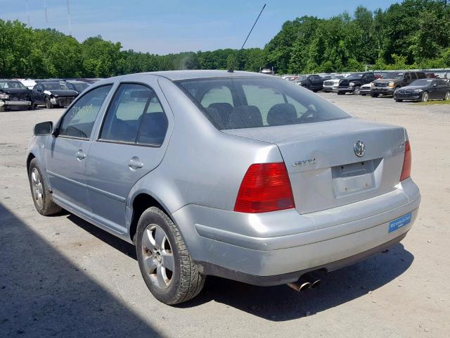 3VWSE69M93M079749 - 2003 VOLKSWAGEN JETTA GLS SILVER photo 3