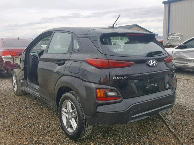 KM8K1CAA9KU292219 - 2019 HYUNDAI KONA SE BLACK photo 3