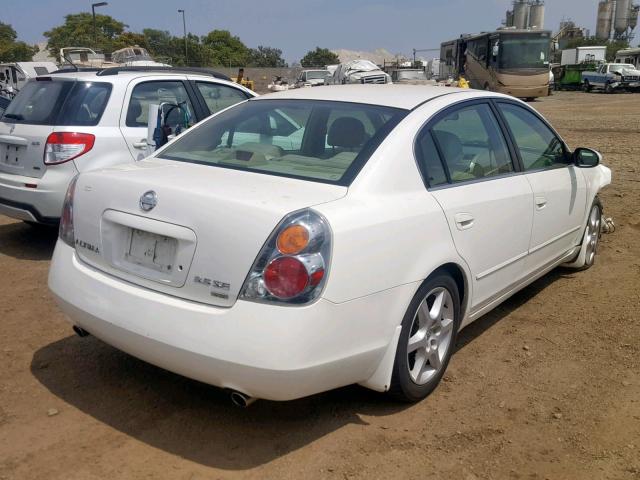 1N4BL11D83C104302 - 2003 NISSAN ALTIMA SE WHITE photo 4