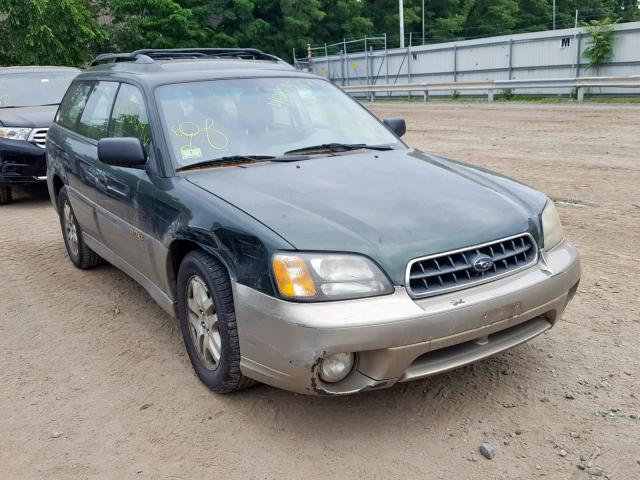 4S3BH675437639015 - 2003 SUBARU LEGACY OUT GREEN photo 1