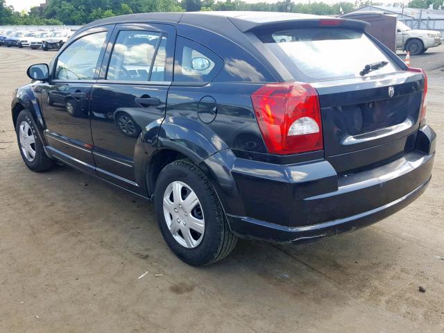 1B3HB28B08D629259 - 2008 DODGE CALIBER BLACK photo 3