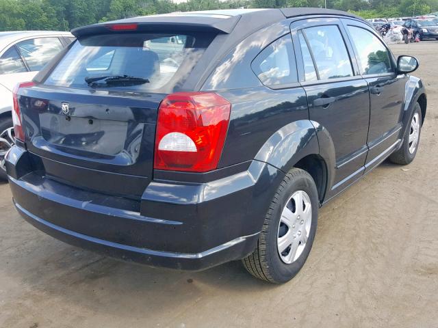 1B3HB28B08D629259 - 2008 DODGE CALIBER BLACK photo 4