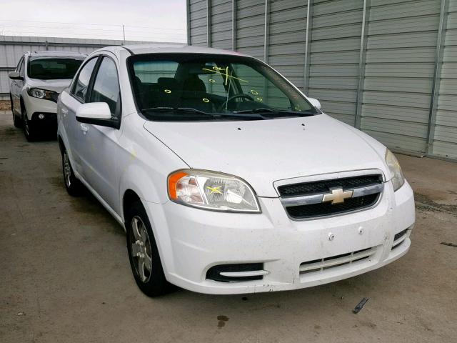 KL1TD5DE2BB152543 - 2011 CHEVROLET AVEO LS WHITE photo 1