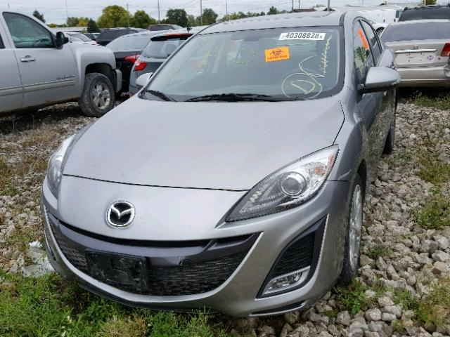 JM1BL1S57A1271003 - 2010 MAZDA 3 S SILVER photo 2