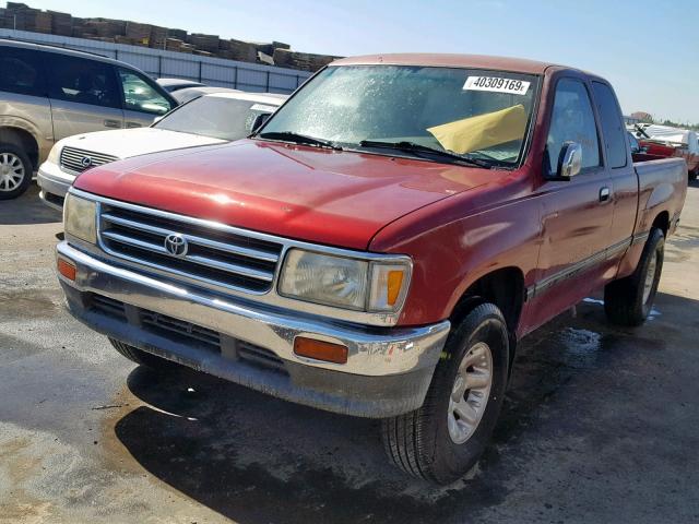 JT4TN14D1W0040985 - 1998 TOYOTA T100 XTRAC BURGUNDY photo 2