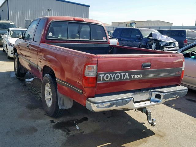 JT4TN14D1W0040985 - 1998 TOYOTA T100 XTRAC BURGUNDY photo 3