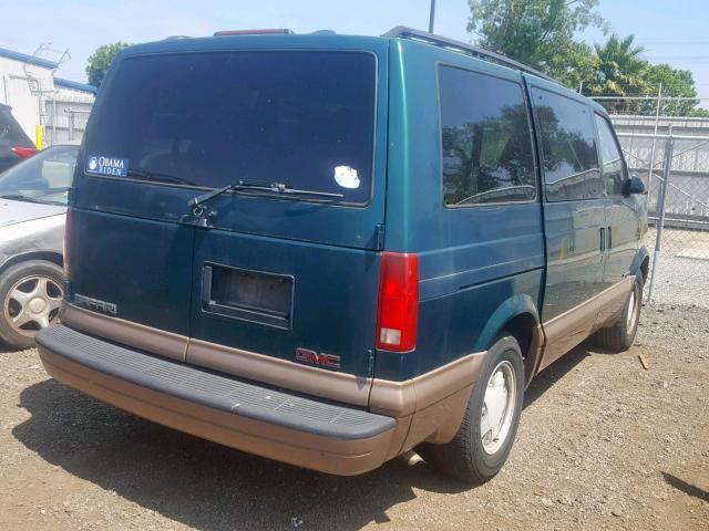 1GKDM19W9XB523782 - 1999 GMC SAFARI XT GREEN photo 4