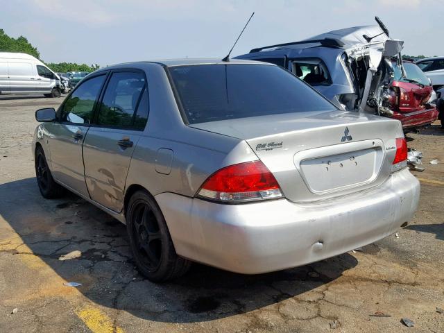 JA3AJ26E34U062179 - 2004 MITSUBISHI LANCER ES GRAY photo 3