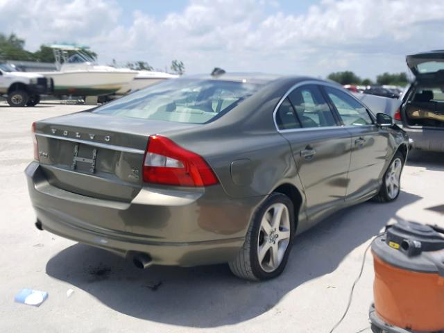 YV1AH992291092154 - 2009 VOLVO S80 T6 GREEN photo 4