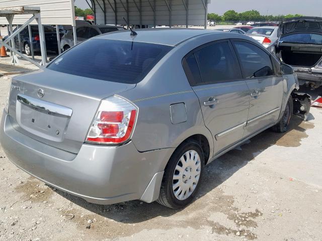 3N1AB6AP3AL710899 - 2010 NISSAN SENTRA 2.0 SILVER photo 4