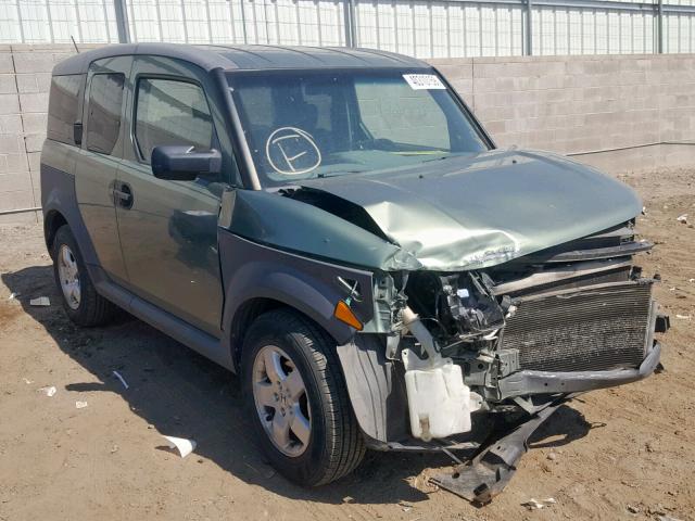 5J6YH28695L002412 - 2005 HONDA ELEMENT EX GREEN photo 1