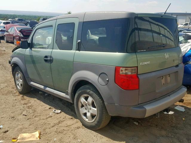 5J6YH28695L002412 - 2005 HONDA ELEMENT EX GREEN photo 3