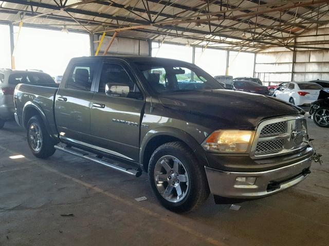 1C6RD7NT9CS213391 - 2012 DODGE RAM 1500 L GREEN photo 1