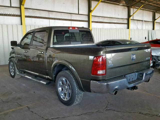 1C6RD7NT9CS213391 - 2012 DODGE RAM 1500 L GREEN photo 3