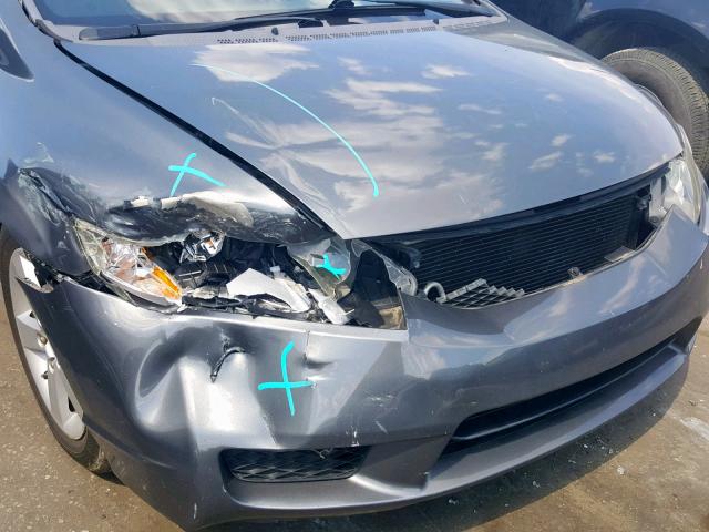 2HGFA16699H354750 - 2009 HONDA CIVIC LX-S Boz foto 9