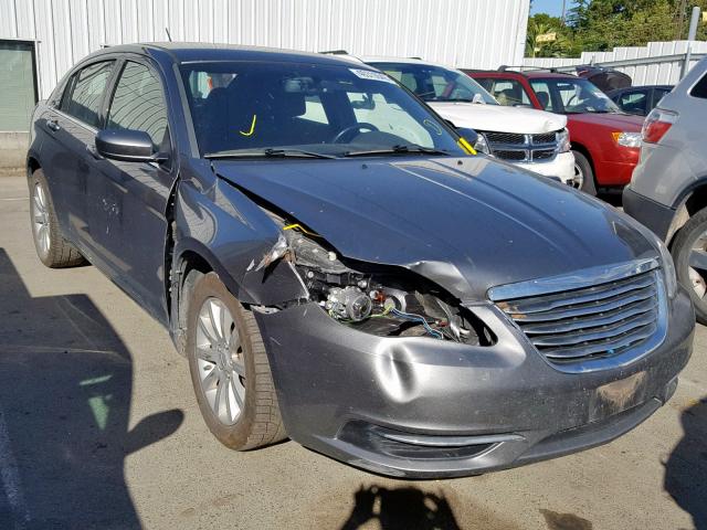 1C3CCBBB3DN633474 - 2013 CHRYSLER 200 TOURIN GRAY photo 1