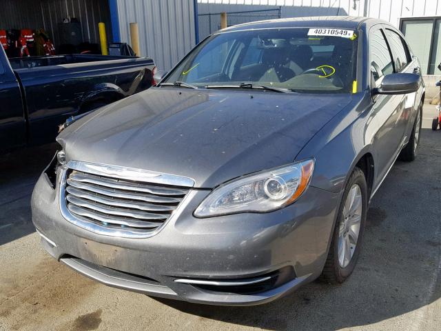 1C3CCBBB3DN633474 - 2013 CHRYSLER 200 TOURIN GRAY photo 2