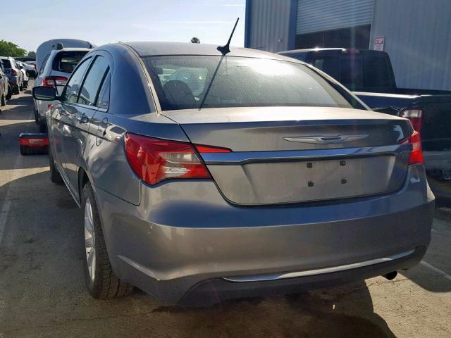 1C3CCBBB3DN633474 - 2013 CHRYSLER 200 TOURIN GRAY photo 3