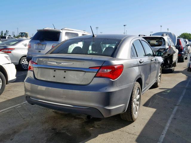 1C3CCBBB3DN633474 - 2013 CHRYSLER 200 TOURIN GRAY photo 4