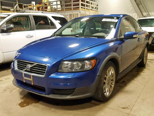 YV1MK672982045292 - 2008 VOLVO C30 T5 BLUE photo 2