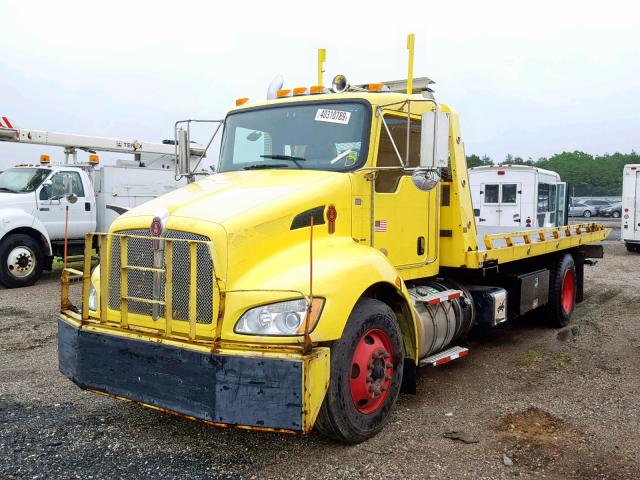 2NKHHM8X5BM295542 - 2011 KENWORTH CONSTRUCTI YELLOW photo 2