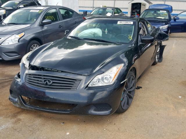 JNKCV64E78M109727 - 2008 INFINITI G37 BASE BLACK photo 2