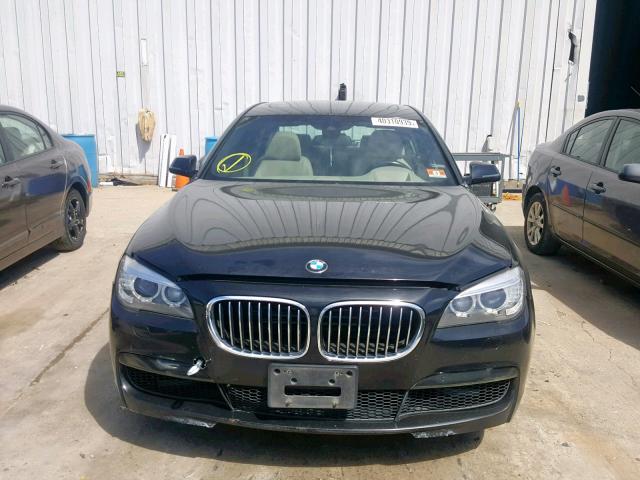 WBAYF8C59DD140101 - 2013 BMW 750 LXI BLACK photo 9