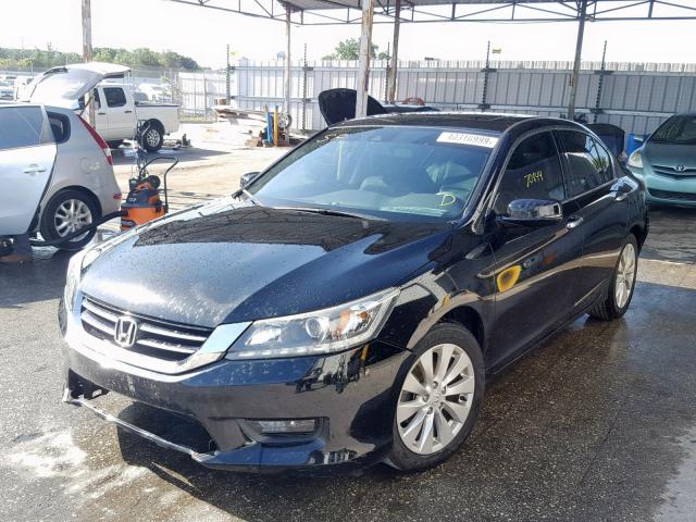 1HGCR3F83FA028719 - 2015 HONDA ACCORD EXL BLACK photo 2