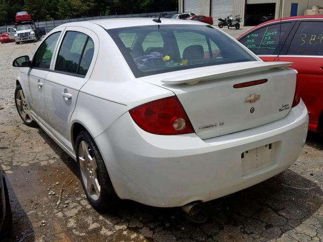 1G1AF5F55A7137651 - 2010 CHEVROLET COBALT 2LT WHITE photo 3