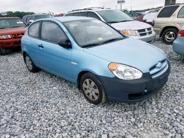 KMHCM36C39U116542 - 2009 HYUNDAI ACCENT GS TURQUOISE photo 1