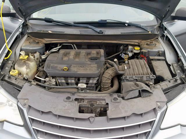 1C3LC45B69N515420 - 2009 CHRYSLER SEBRING LX GRAY photo 7