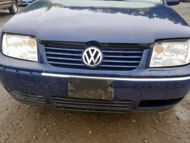 3VWRA69M55M020551 - 2005 VOLKSWAGEN JETTA GL BLUE photo 7