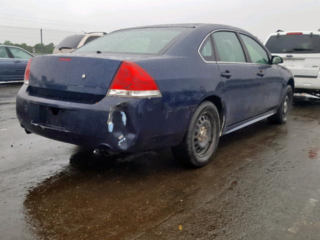 2G1WD5E32F1166475 - 2015 CHEVROLET IMPALA LIM BLUE photo 4