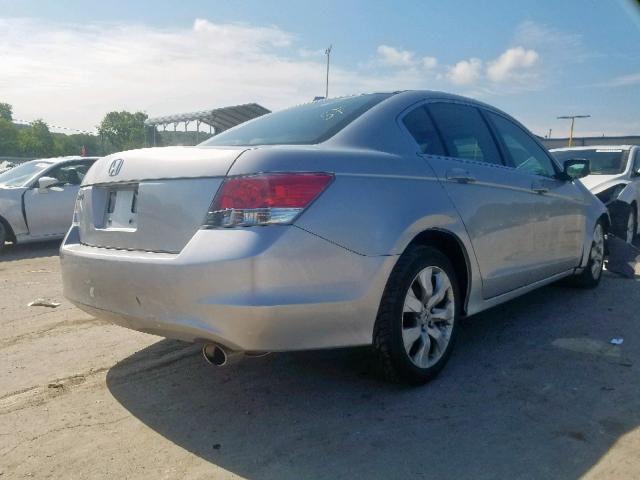 1HGCP26819A133229 - 2009 HONDA ACCORD EXL SILVER photo 4