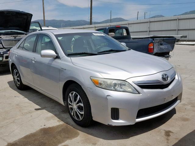 4T1BB3EK0AU122801 - 2010 TOYOTA CAMRY HYBR SILVER photo 1